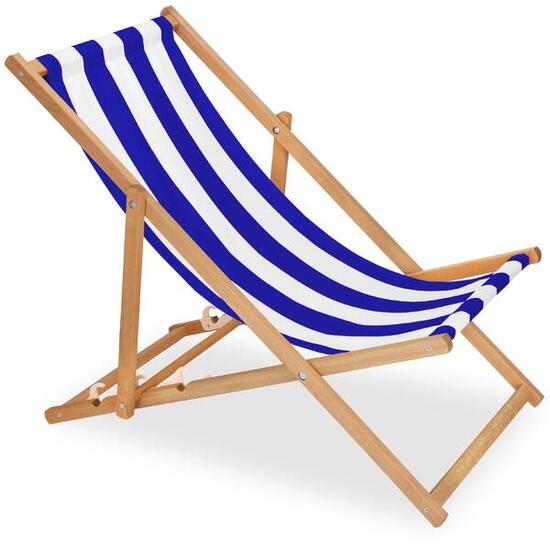 Leżak turystyczny Springos składany drewniany z 3-stopniową regulacją