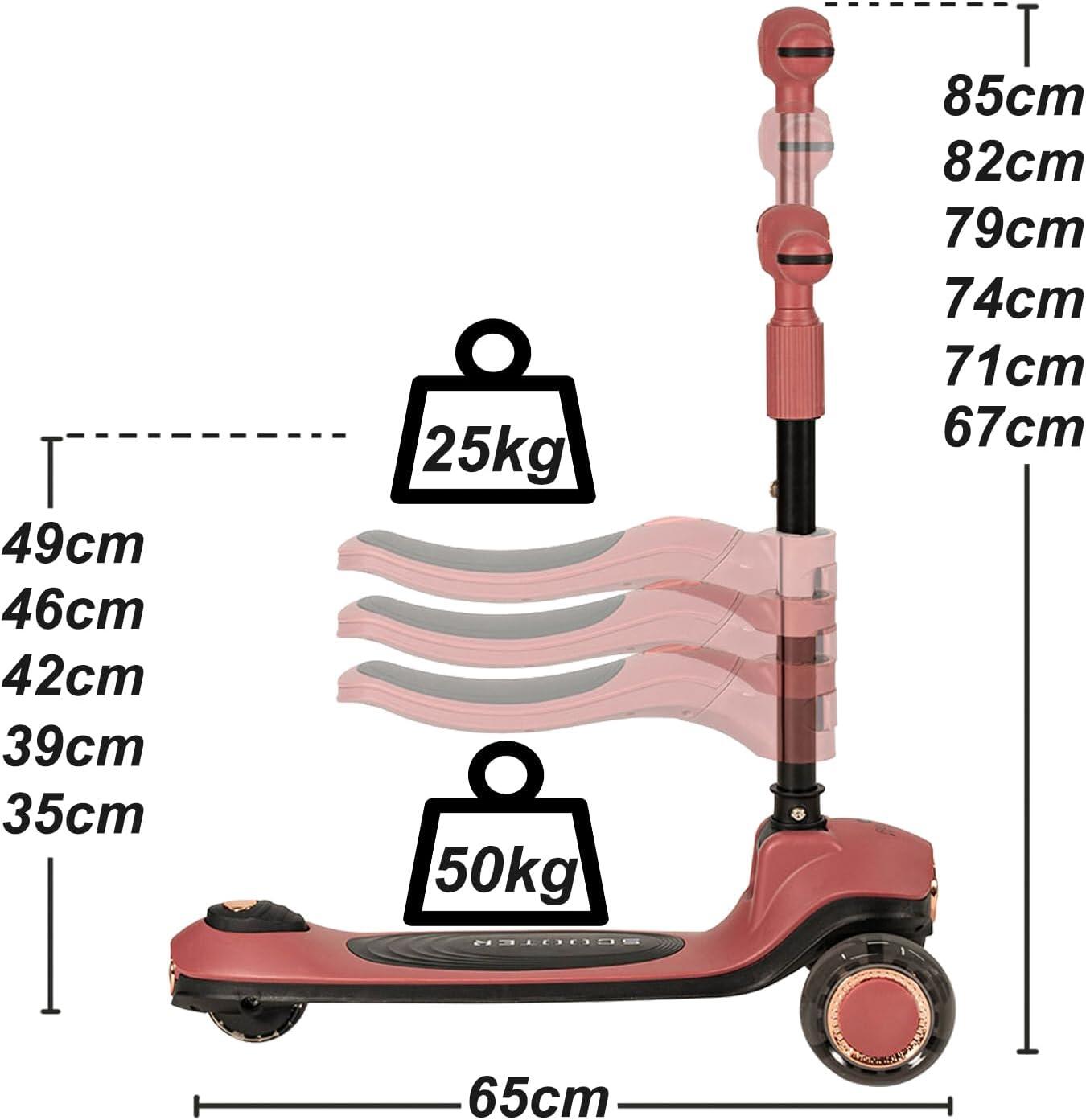 Olmitos, Patinete Infantil Evolutivo 2 en 1 Correpasillos con Sillín Plegable 2/4
