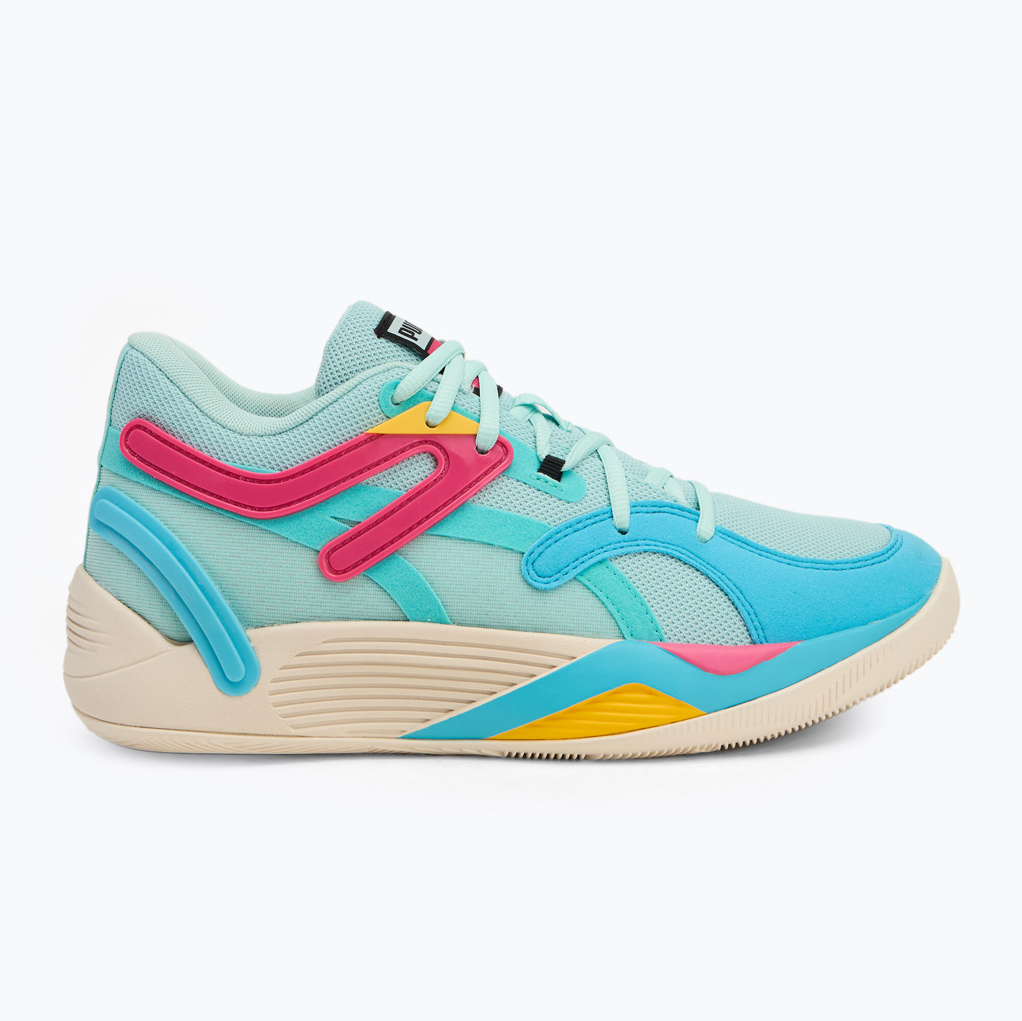 Chaussures homme PUMA TRC Blaze Court eggshell elektro pool 2/7