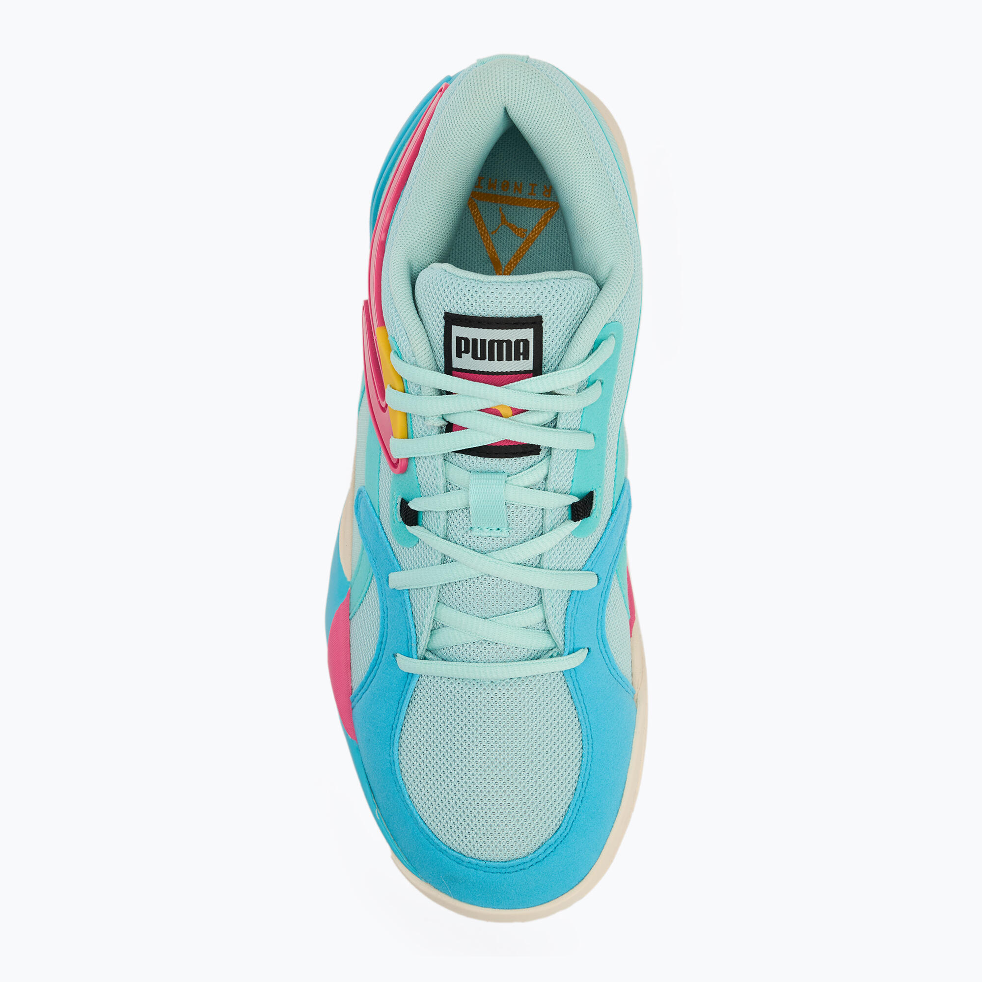 Chaussures homme PUMA TRC Blaze Court eggshell elektro pool 5/7