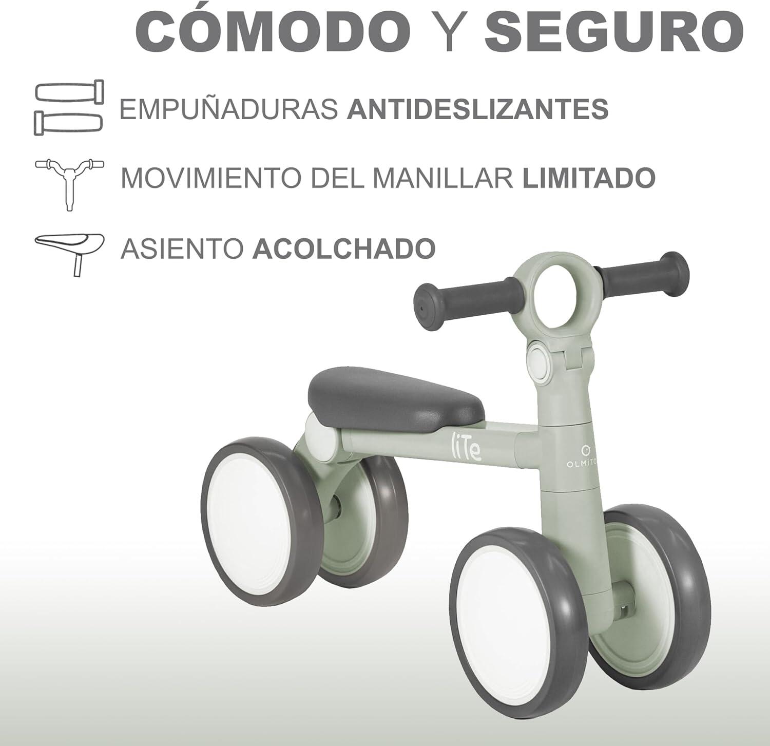 OLMITOS-Bicicleta de equilibrio sin pedales - correpasillos bebé 1 año 3/4