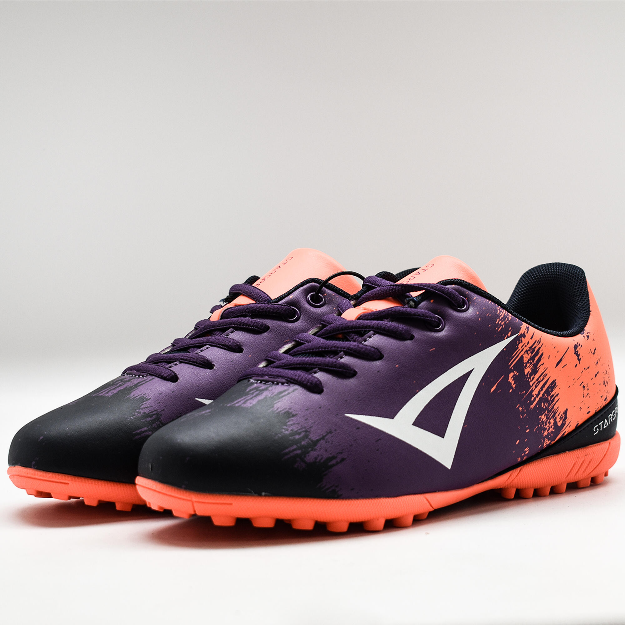 Hallenschuh STARSPEED orange violett 2/6