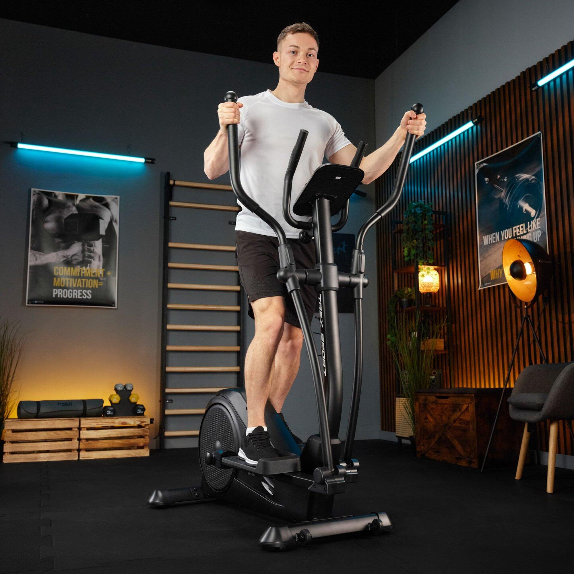 Vélo elliptique électromagnétique, inertie 14 kg Trex Sport STARK, max. 135 kg 5/7