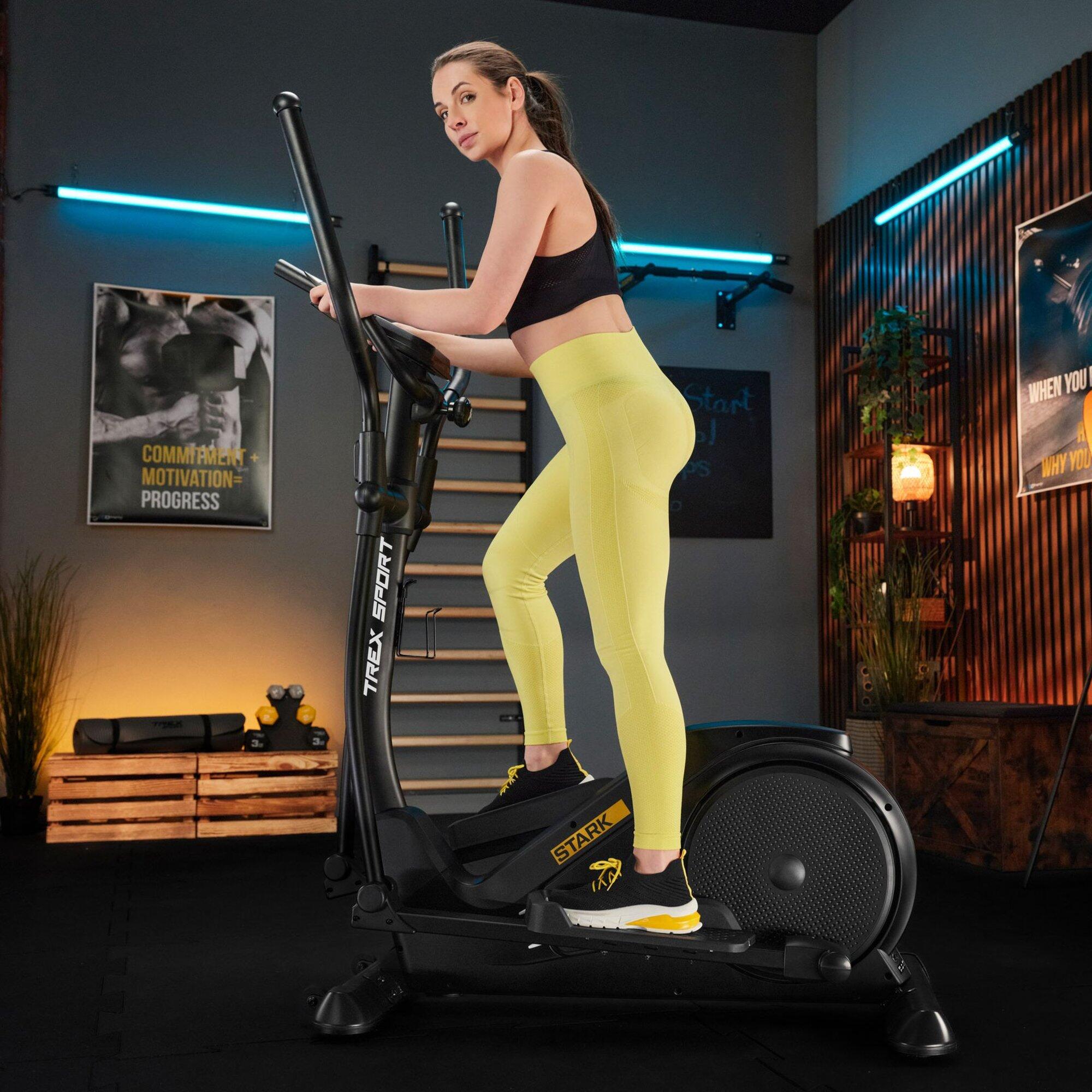 Vélo elliptique électromagnétique, inertie 14 kg Trex Sport STARK, max. 135 kg 6/7