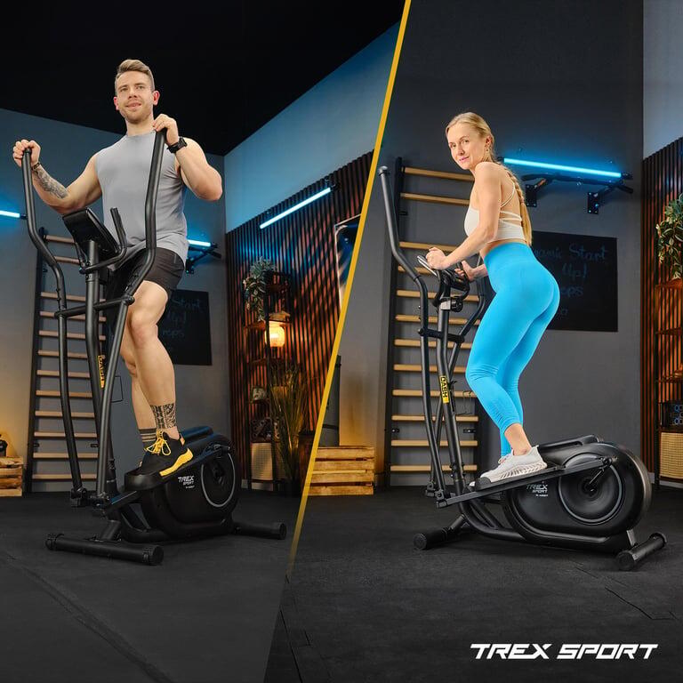 Vélo elliptique magnétique, volant d'inertie 6 kg Trex Sport DASH, max. 120 kg 6/7