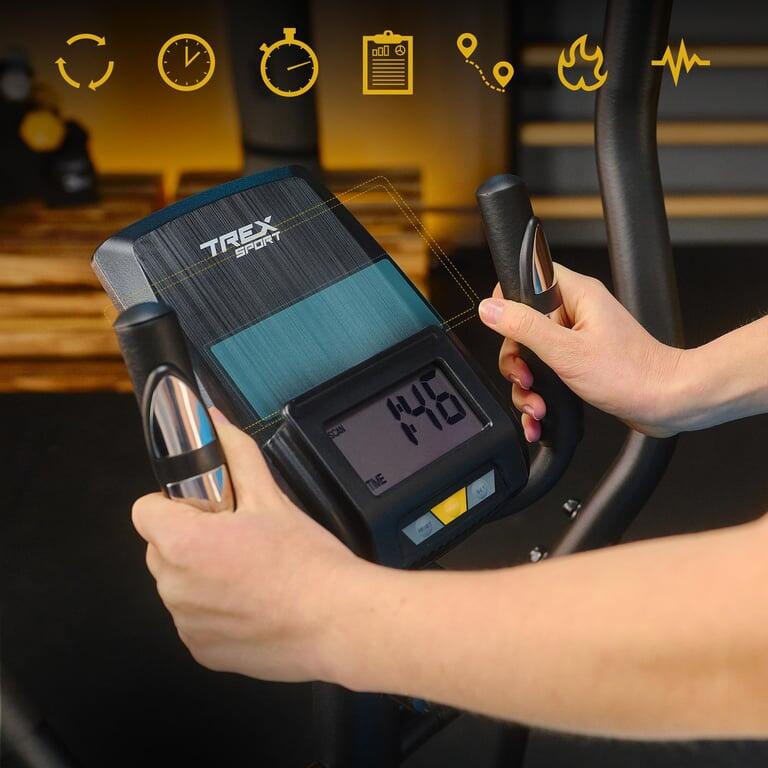 Vélo elliptique magnétique, volant d'inertie 6 kg Trex Sport DASH, max. 120 kg 3/7