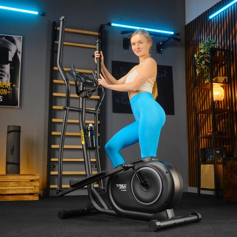 Vélo elliptique magnétique, volant d'inertie 6 kg Trex Sport DASH, max. 120 kg 7/7