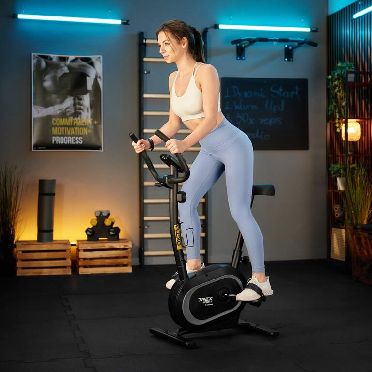 Vélo d'appartement magnétique Trex Sport FLEXO TX-450MB roue d'inertie 6 kg noir 7/7