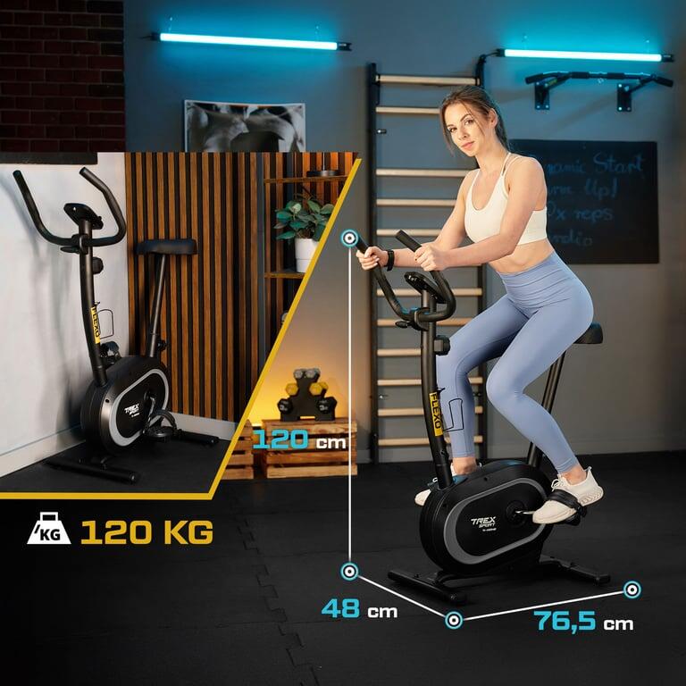 Vélo d'appartement magnétique Trex Sport FLEXO TX-450MB roue d'inertie 6 kg noir 5/7