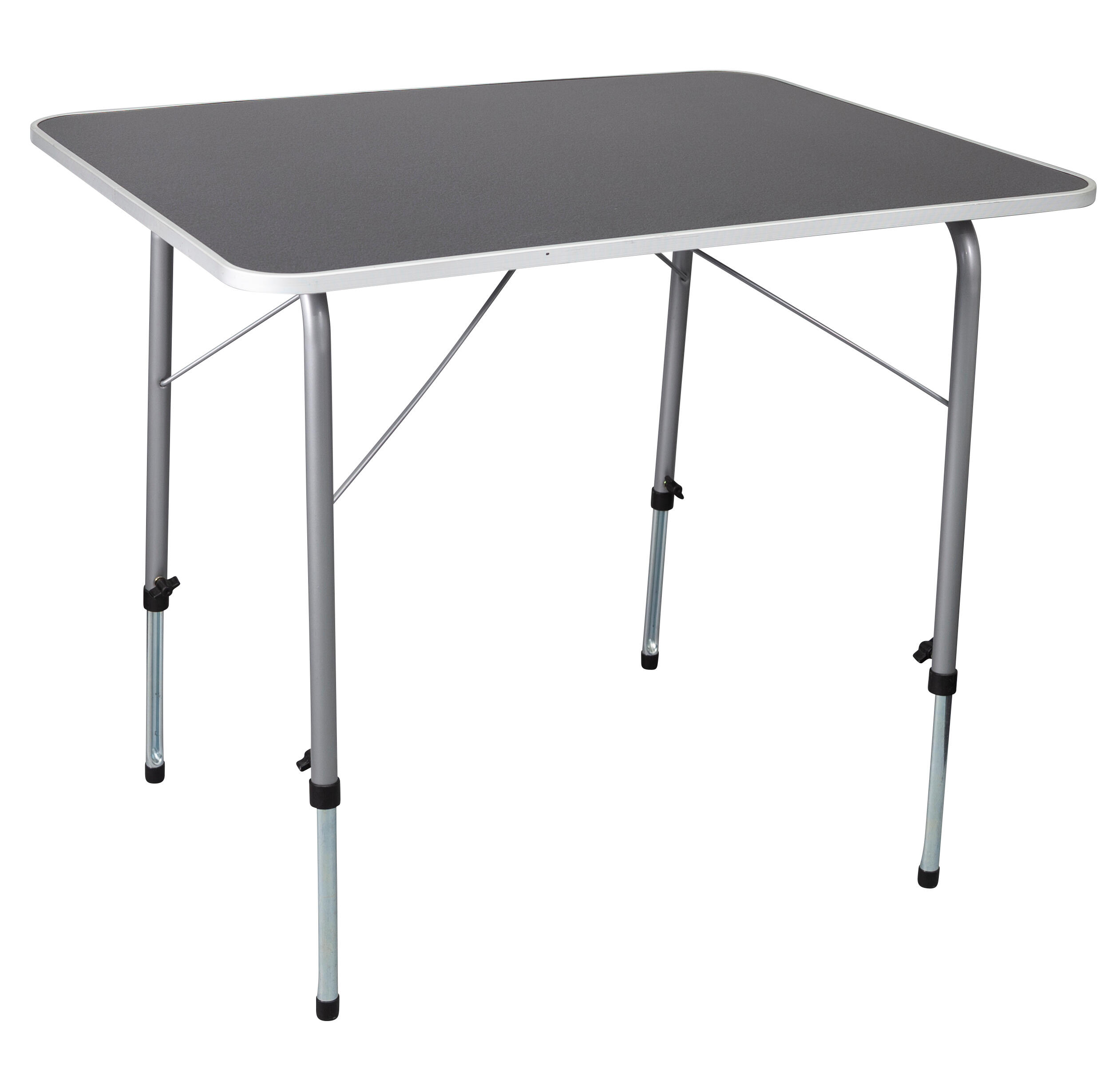 TRAVELLIFE Medium solid top table charcoal - for outdoor living