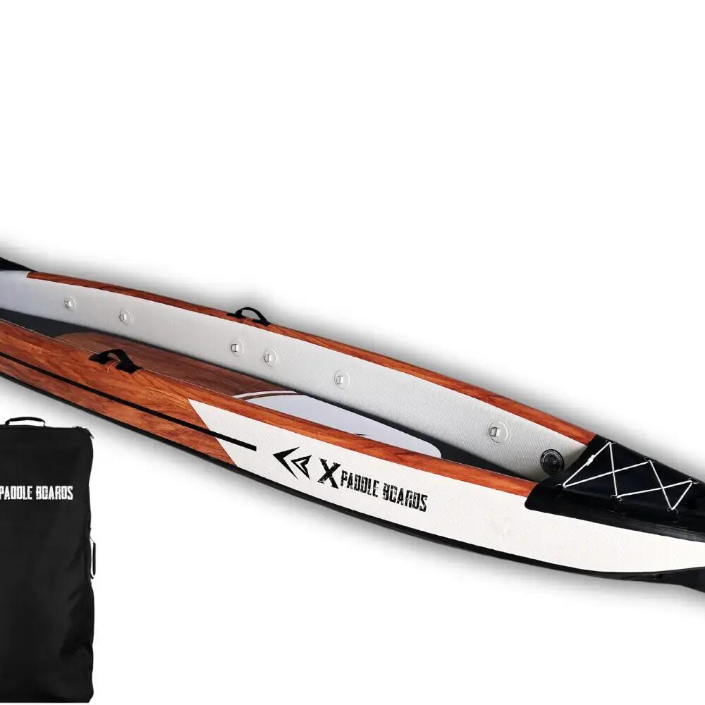 K-Black 2-Person Drop-Stitch Inflatable Kayak 470x80x42 cm – Complete Pack