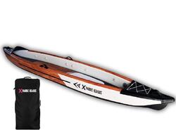 Canoë Kayak Gonflable 2 places dropstitch 470 x 80 x 42cm K-Black