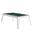 BILLARD STEEL OSLO - PIEDS BLANCS - DRAP VERT