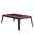 BILLARD STEEL OSLO - PIEDS GRIS - DRAP ROUGE