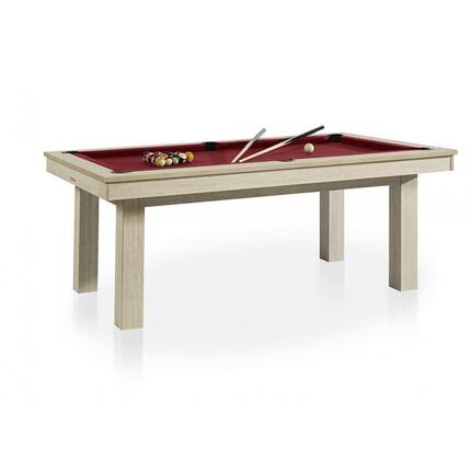 BILLARD LAFITE OSLO - DRAP ROUGE AVEC PLATEAUX TABLE