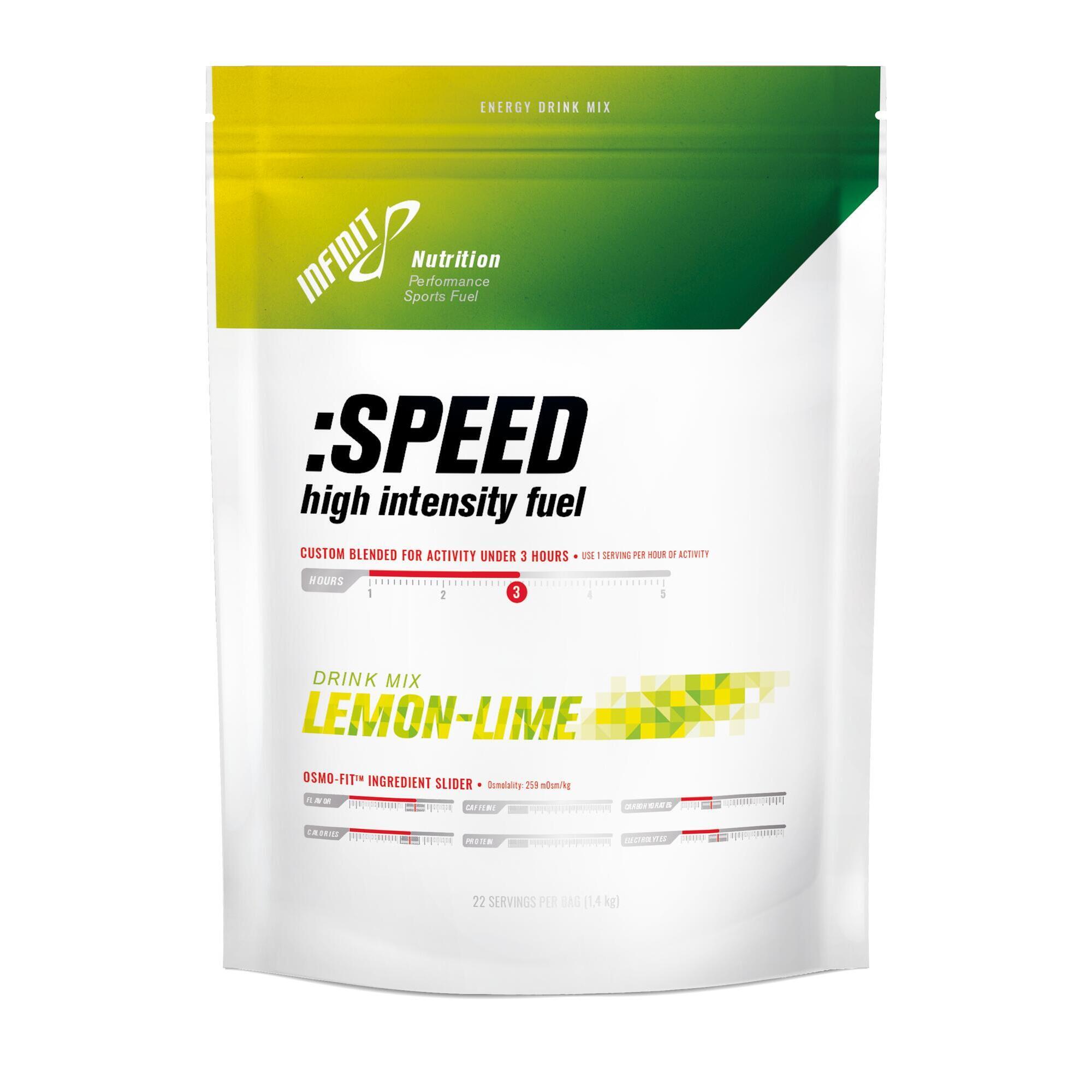 INFINIT Izotonický nápoj v prášku SPEED high intensity s příchutí citron/limetka