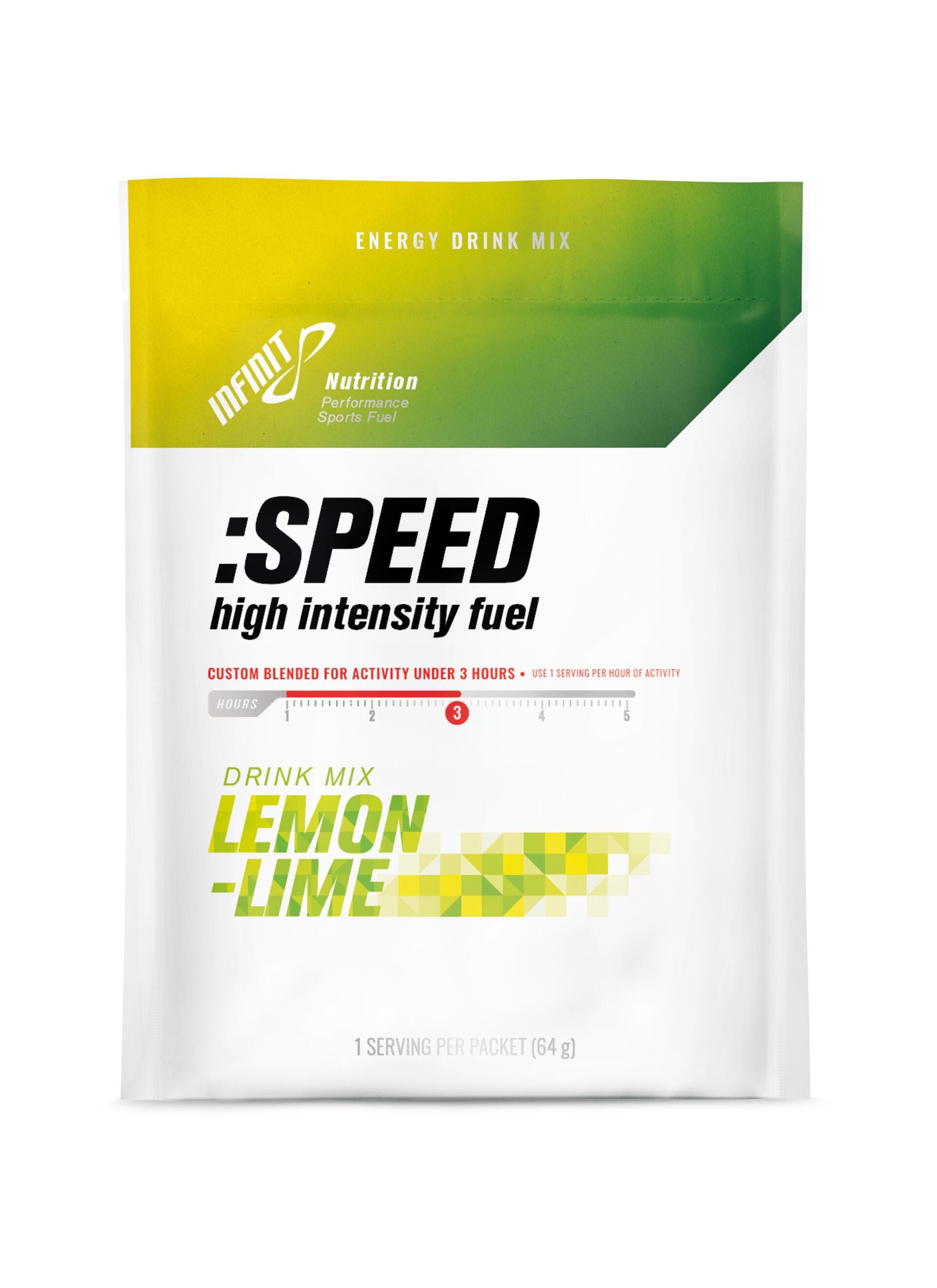 INFINIT Izotonický nápoj v prášku SPEED high intensity s příchutí citron/limetka