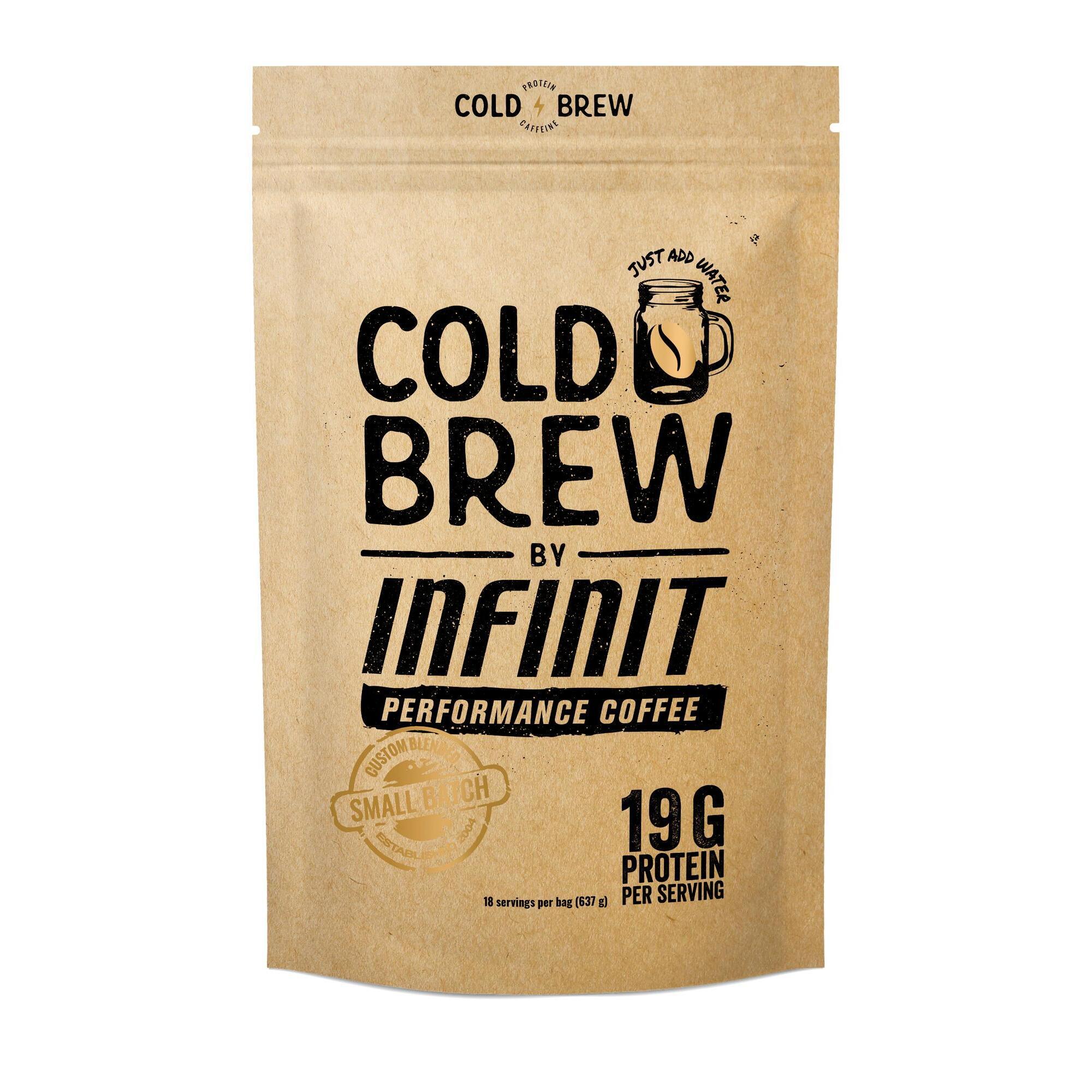 INFINIT Proteinový nápoj v prášku Cold Brew s pravou kávou