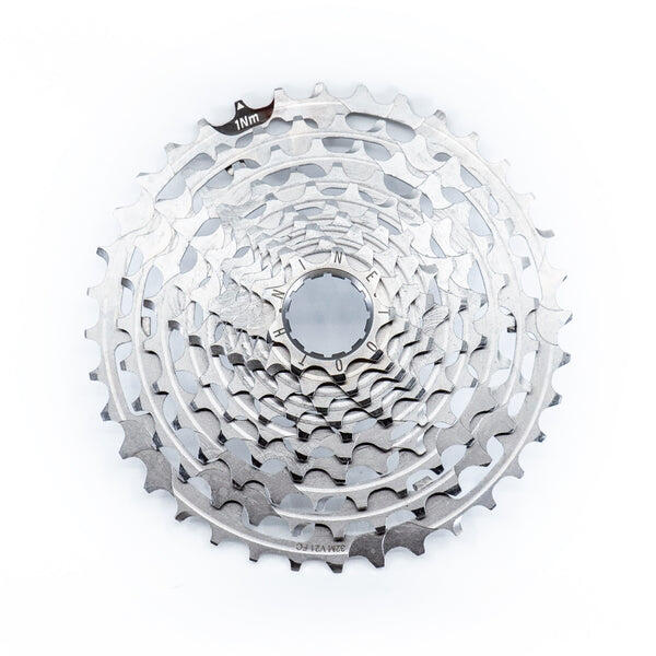 Helix Race sprockets - 9-36T - 12v - Nickel (silver)