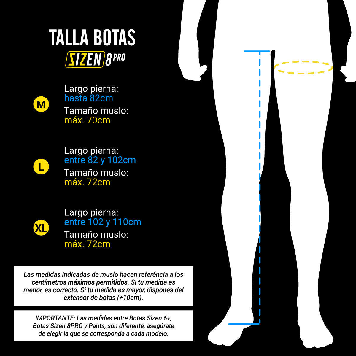 Botas Presoterapia Pack Sizen 8 Pro 7/7
