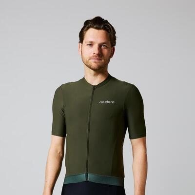 Intermediate wielershirt fietsshirt heren korte mouw wielrenshirt fietskleding