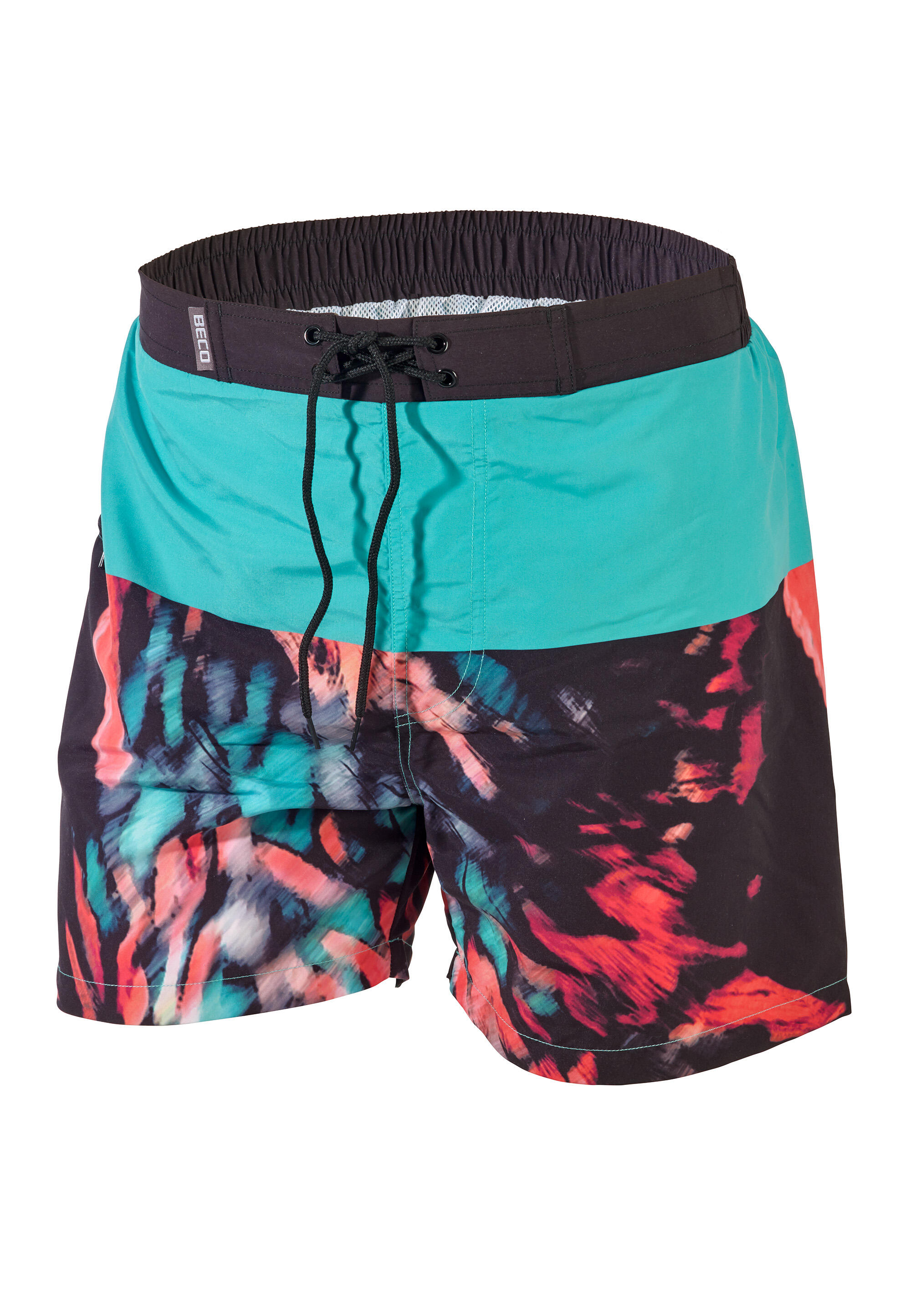 Badeshorts Board-Shorts Schwimm Shorts "Feathers" 2/5