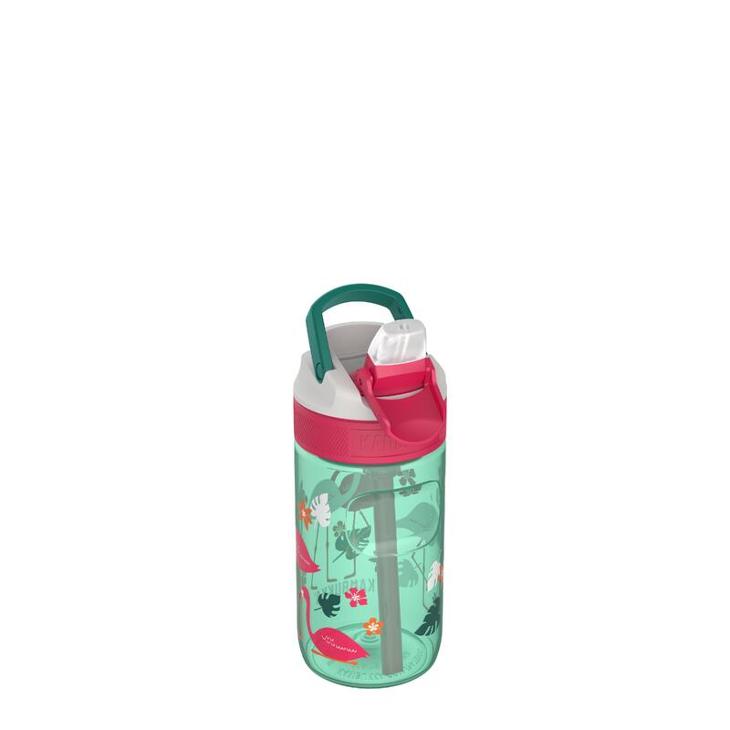 Dětská láhev Lagoon 400 ml těsná s pítkem Pink Flamingo