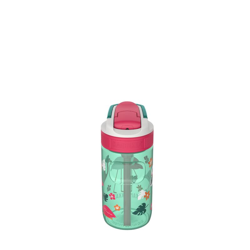Dětská láhev Lagoon 400 ml těsná s pítkem Pink Flamingo