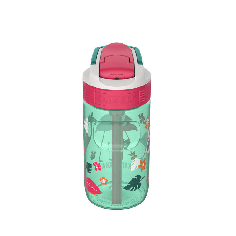 Dětská láhev Lagoon 400 ml těsná s pítkem Pink Flamingo