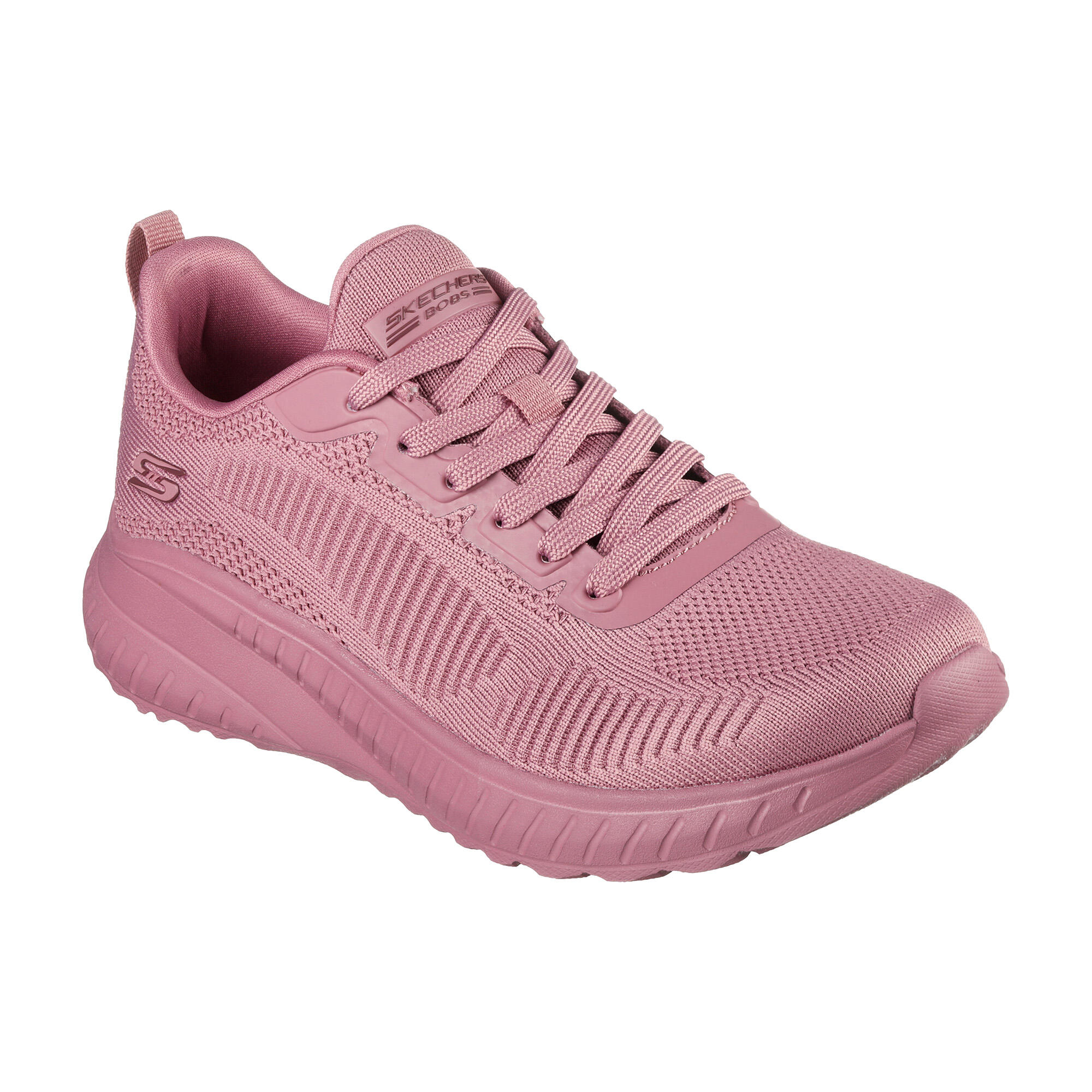 SKECHERS Donna BOBS SQUAD CHAOS FACE OFF Sneakers Lampone 6/6