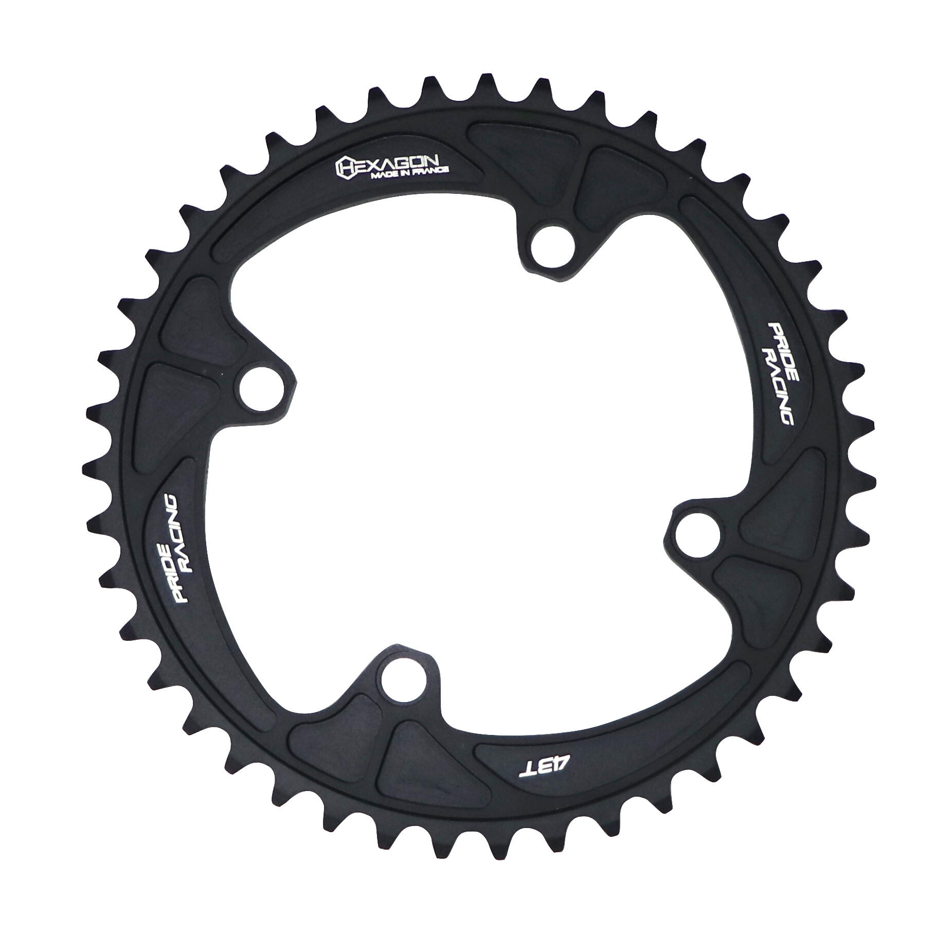 Coroa pride hexagon 4 vis sem rosca preto