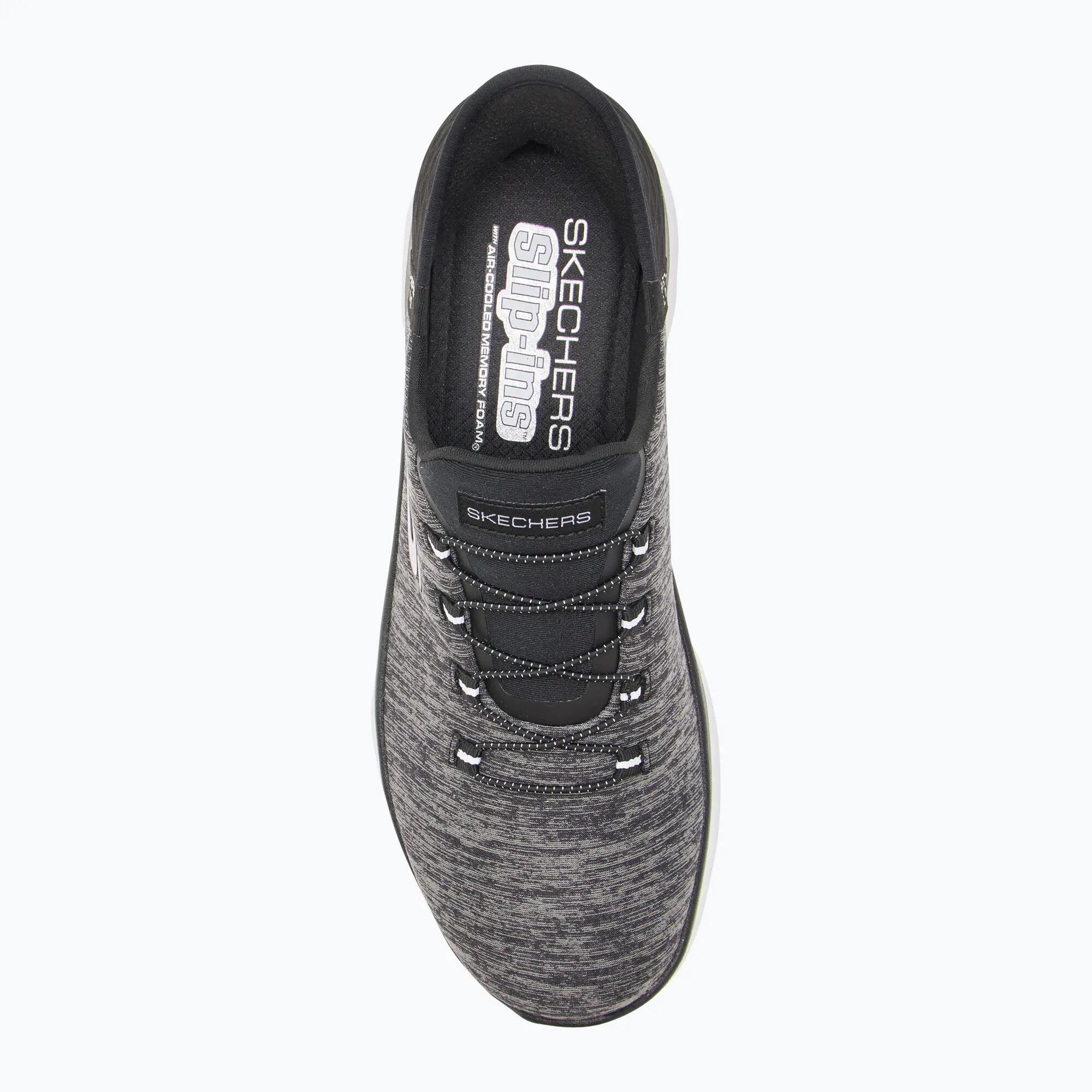 Zapatillas Skechers Mujer Summits - Dazzling haze Negro/ Blanco 5/7