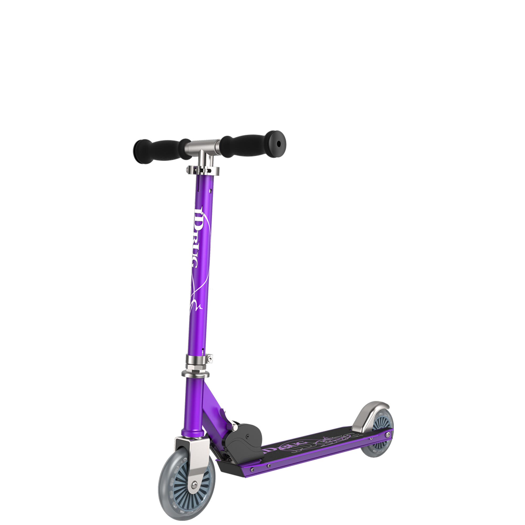 JD BUG CLASSIC STREET FOLDING CHILDRENS SCOOTER – AGED 6+ - PURPLE MATT 4/6