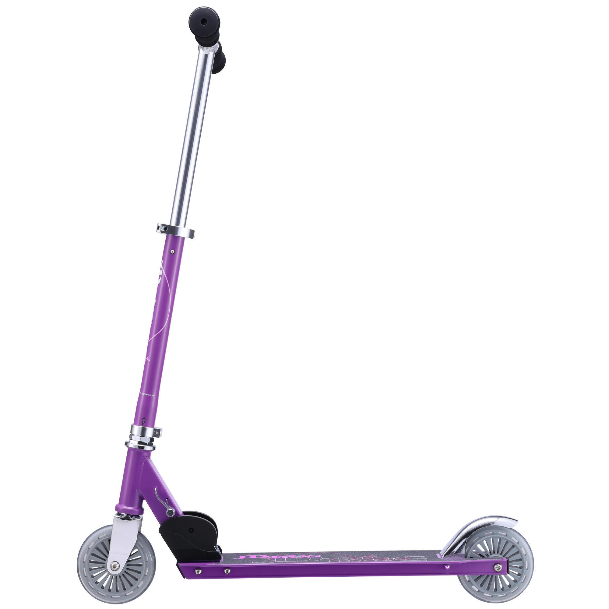 JD BUG CLASSIC STREET FOLDING CHILDRENS SCOOTER – AGED 6+ - PURPLE MATT 6/6