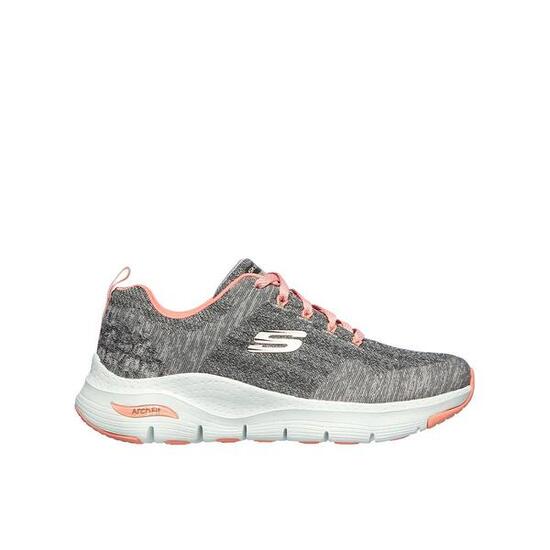 Zapatillas Skechers Mujer Arch Fit - Comfy Wave Grises