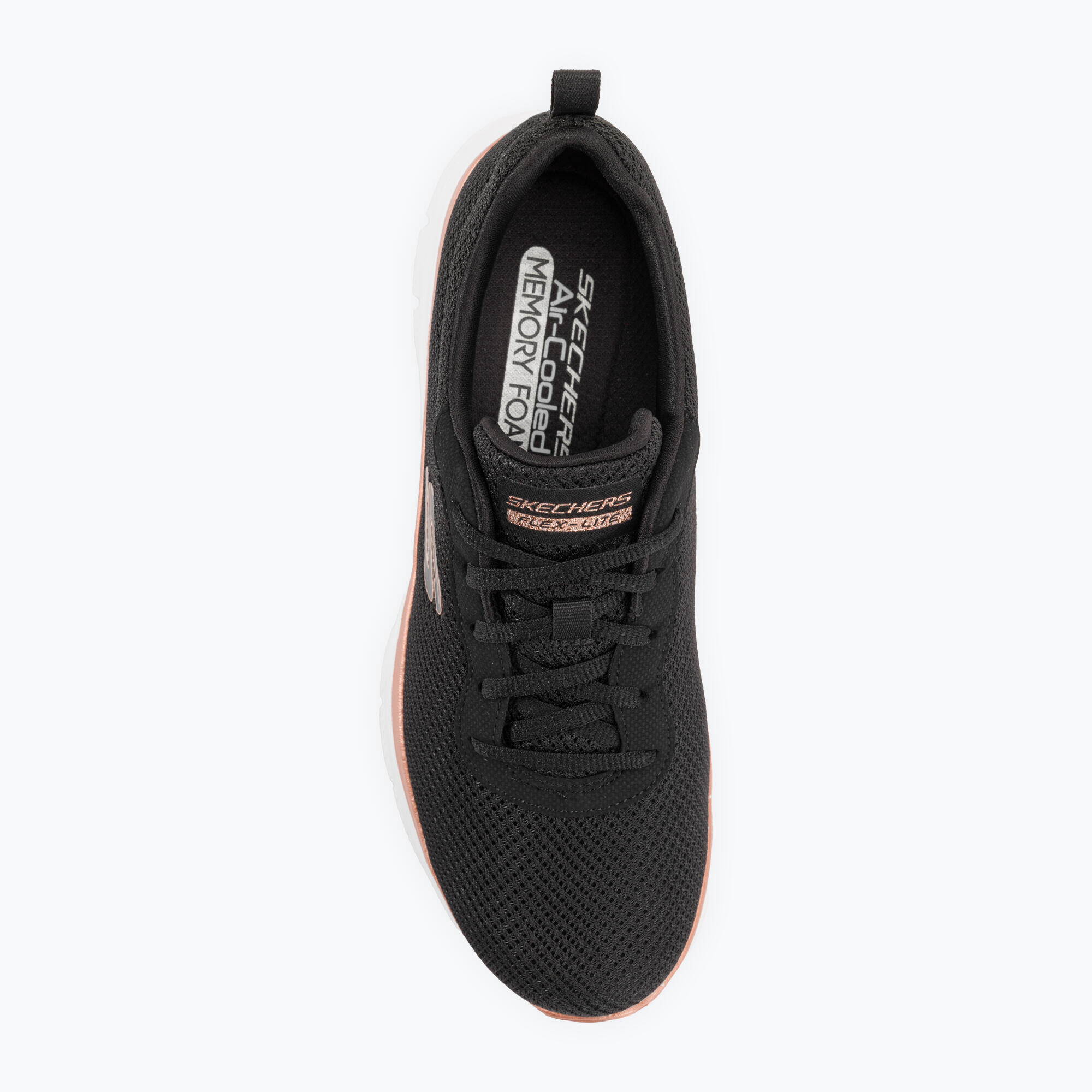 Zapatillas Deportivas Caminar Mujer Skechers 149303_BKRG Negras con Cordones 7/7