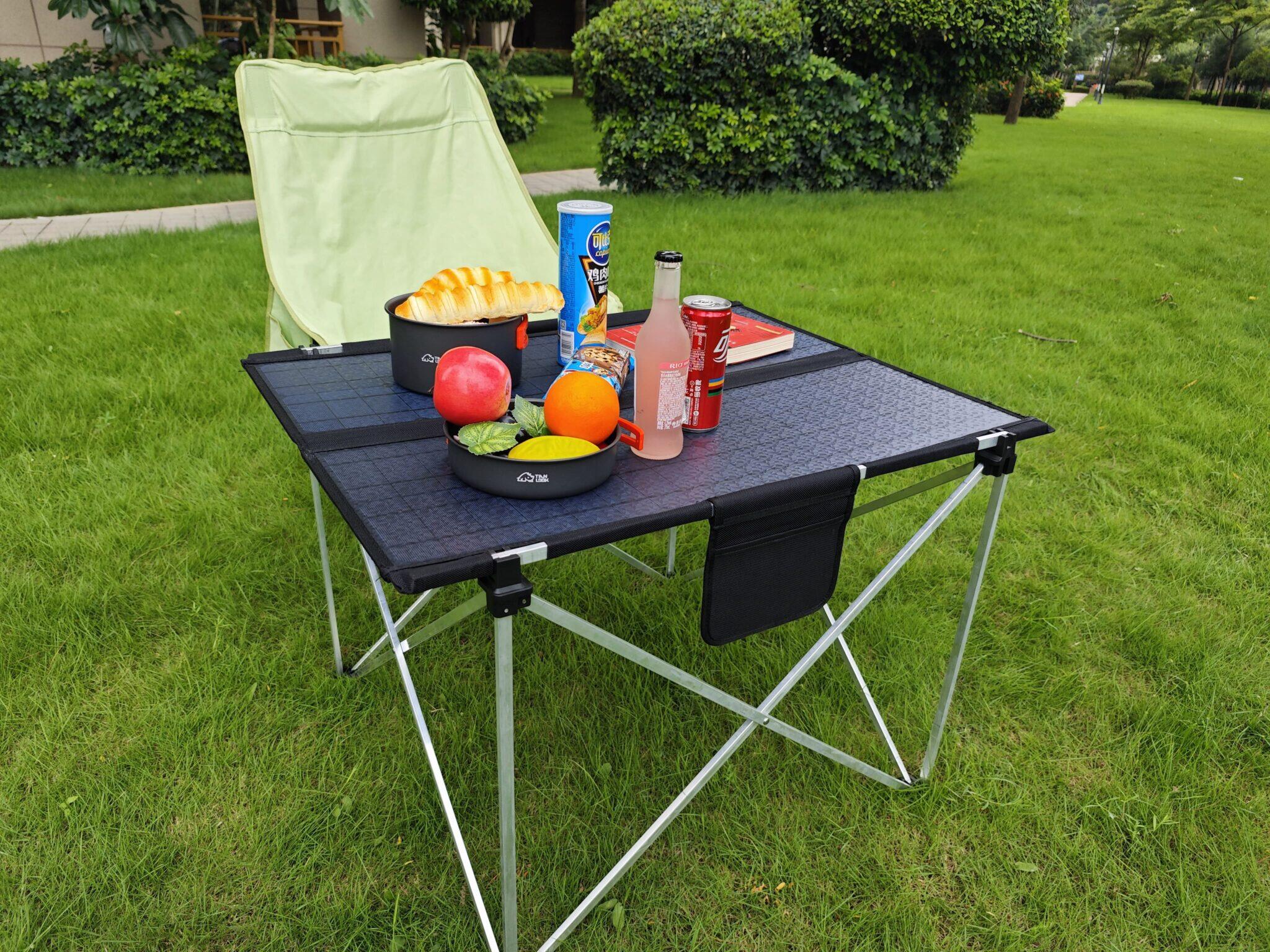 Table Pliable Portable avec Panneau Solaire 60W Inuitz – Énergie mobile 3/4