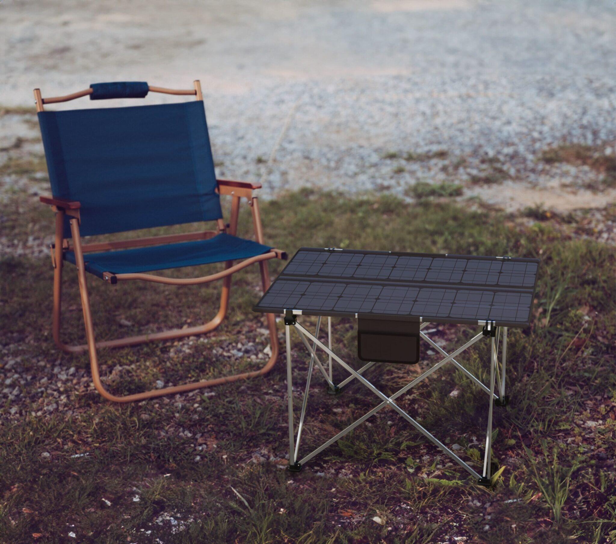 Table Pliable Portable avec Panneau Solaire 60W Inuitz – Énergie mobile 4/4
