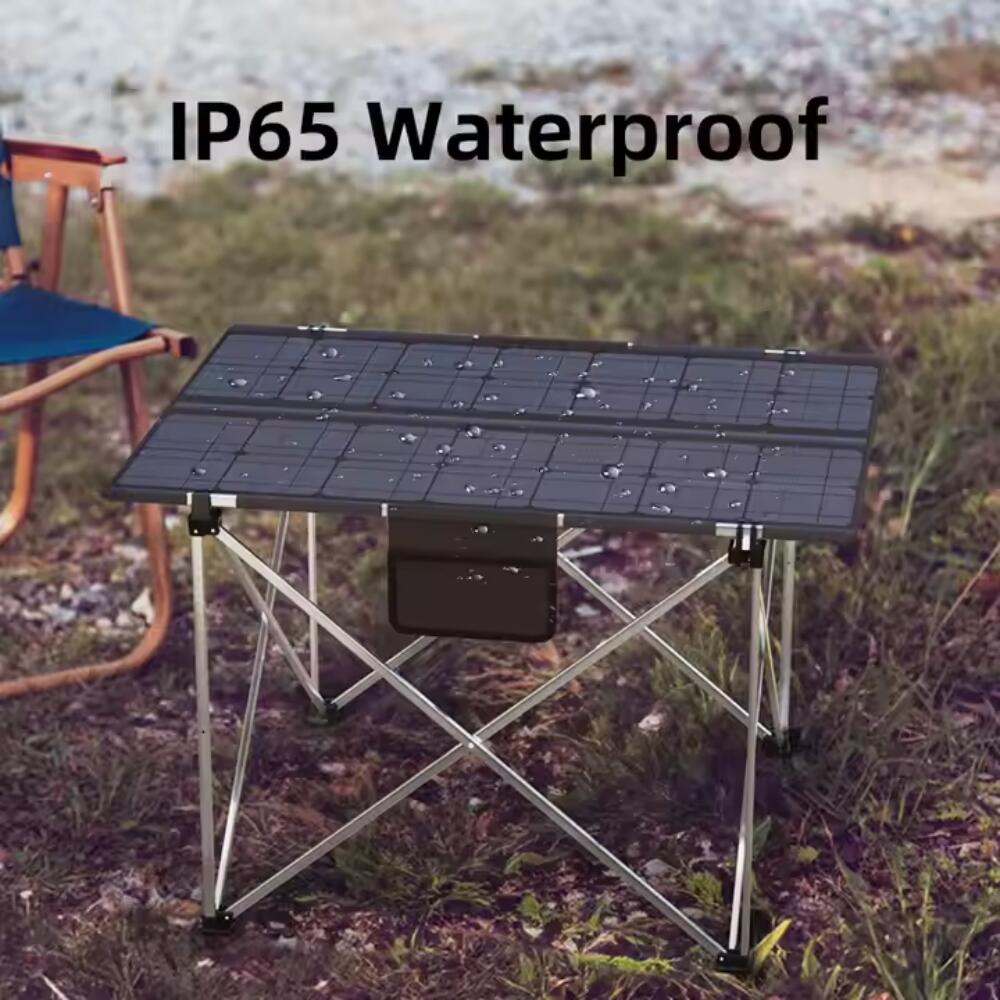 Table Pliable Portable avec Panneau Solaire 60W Inuitz – Énergie mobile 2/4
