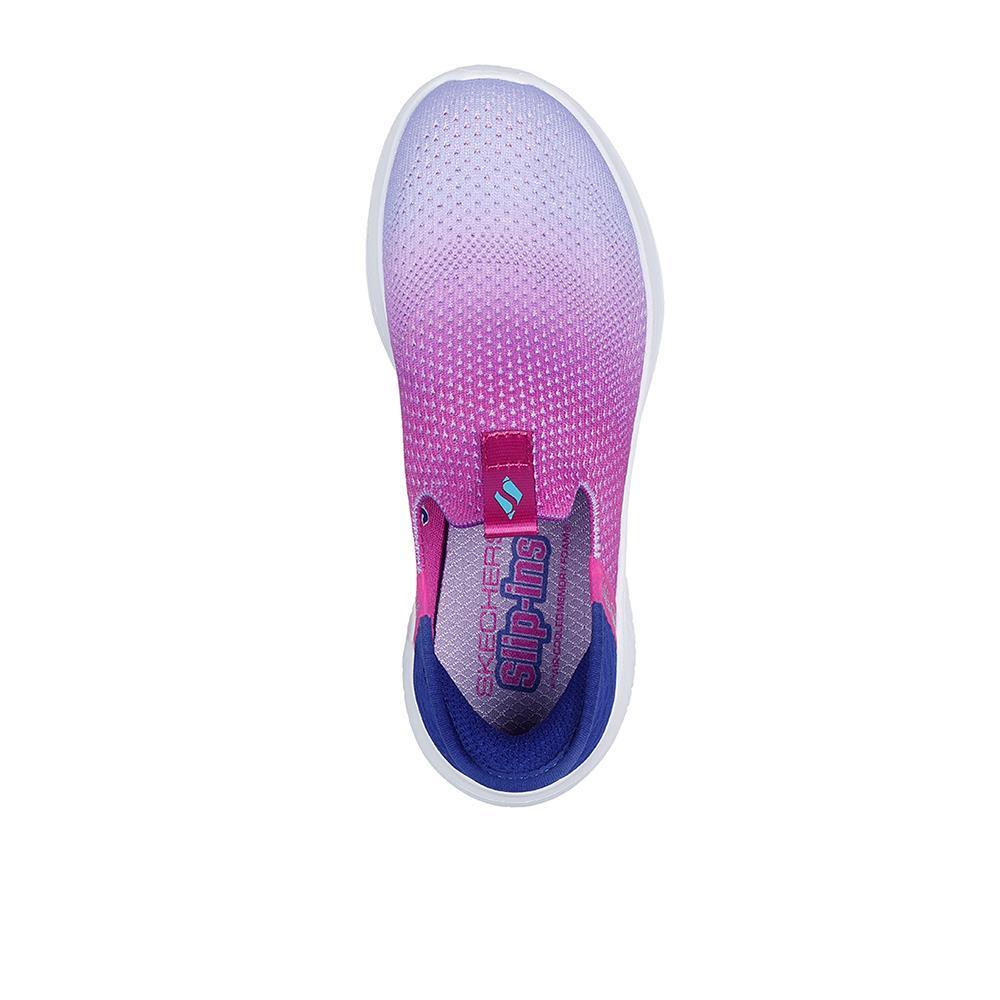 Ultra Flex 3.0 - Color Boost Girls Sports Low Top Slip On Trainers 3/4