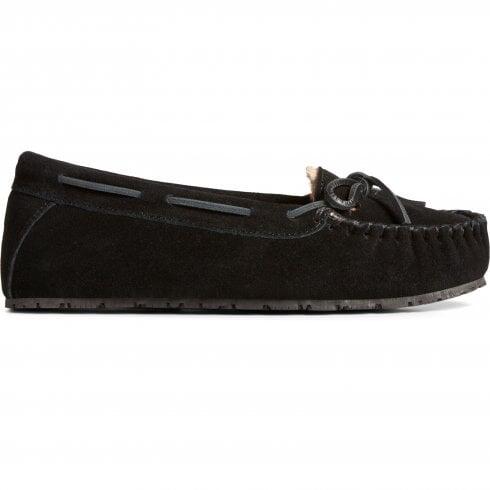 Sperry Reina | Black/leopard | Womens Classic Moccasin Slippers COL: B 7/7