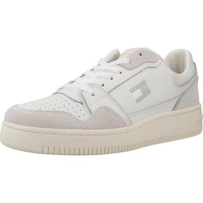 Sneakers tommy jeans model tjw retro basket sneaker kleur wit