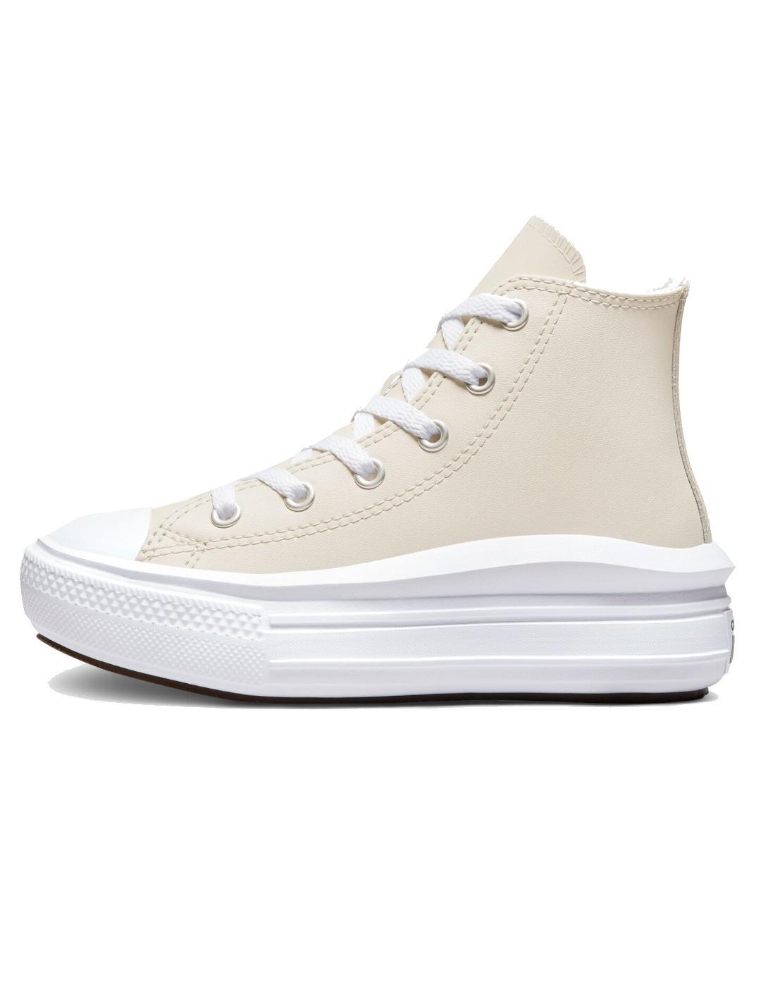 Zapatillas para Niña Converse Move Beige 2/3