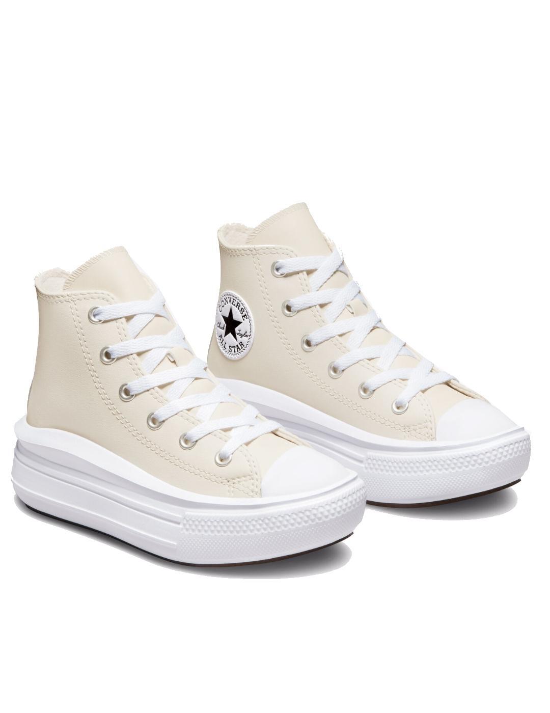 Zapatillas para Niña Converse Move Beige 3/3