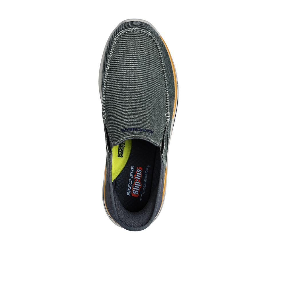 Zapatillas Mocasín Skechers Hombre Remaxed - Fenick Gris Oscuro 3/4