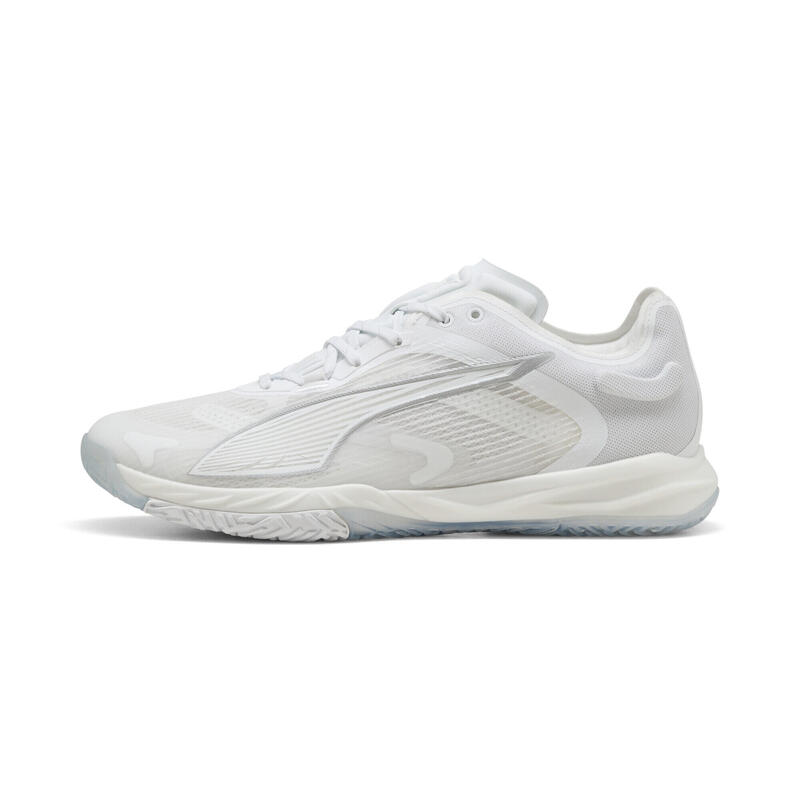 Buty do piłki ręcznej unisex Accelerate NITRO™ SQD 4 PUMA White Silver Metallic