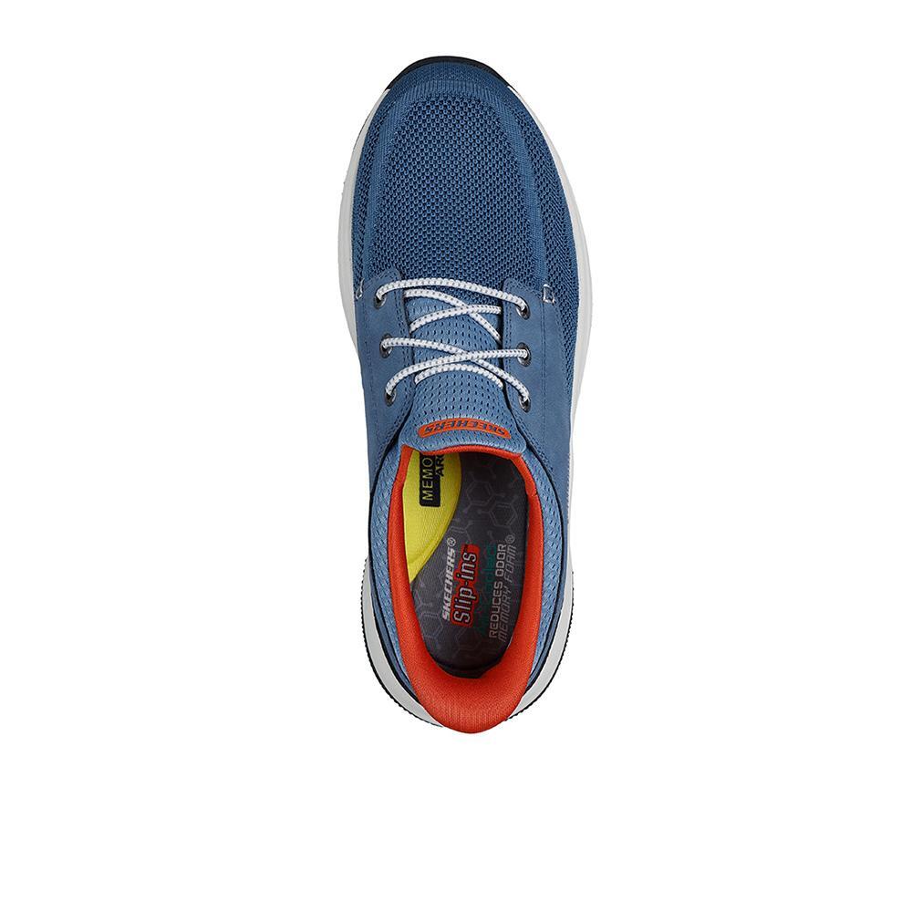Zapatillas Náuticas Skechers Hombre Meroe - Alden Azules 3/4