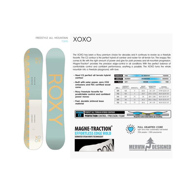 Deska snowboardowa damska Roxy XOXO