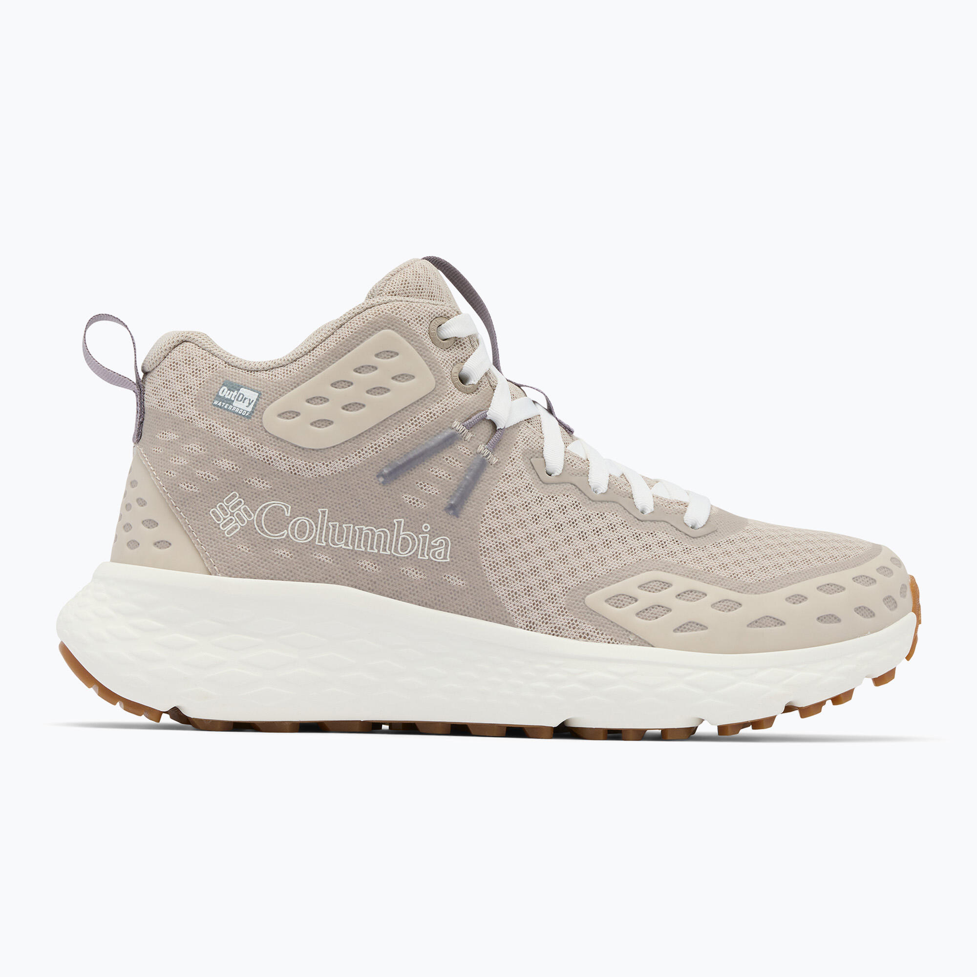 Columbia - Chaussures De Randonnée Pour Femmes Columbia Konos Trs Od Mid Soft Taupe/gris - Baskets - Beige - Decathlon