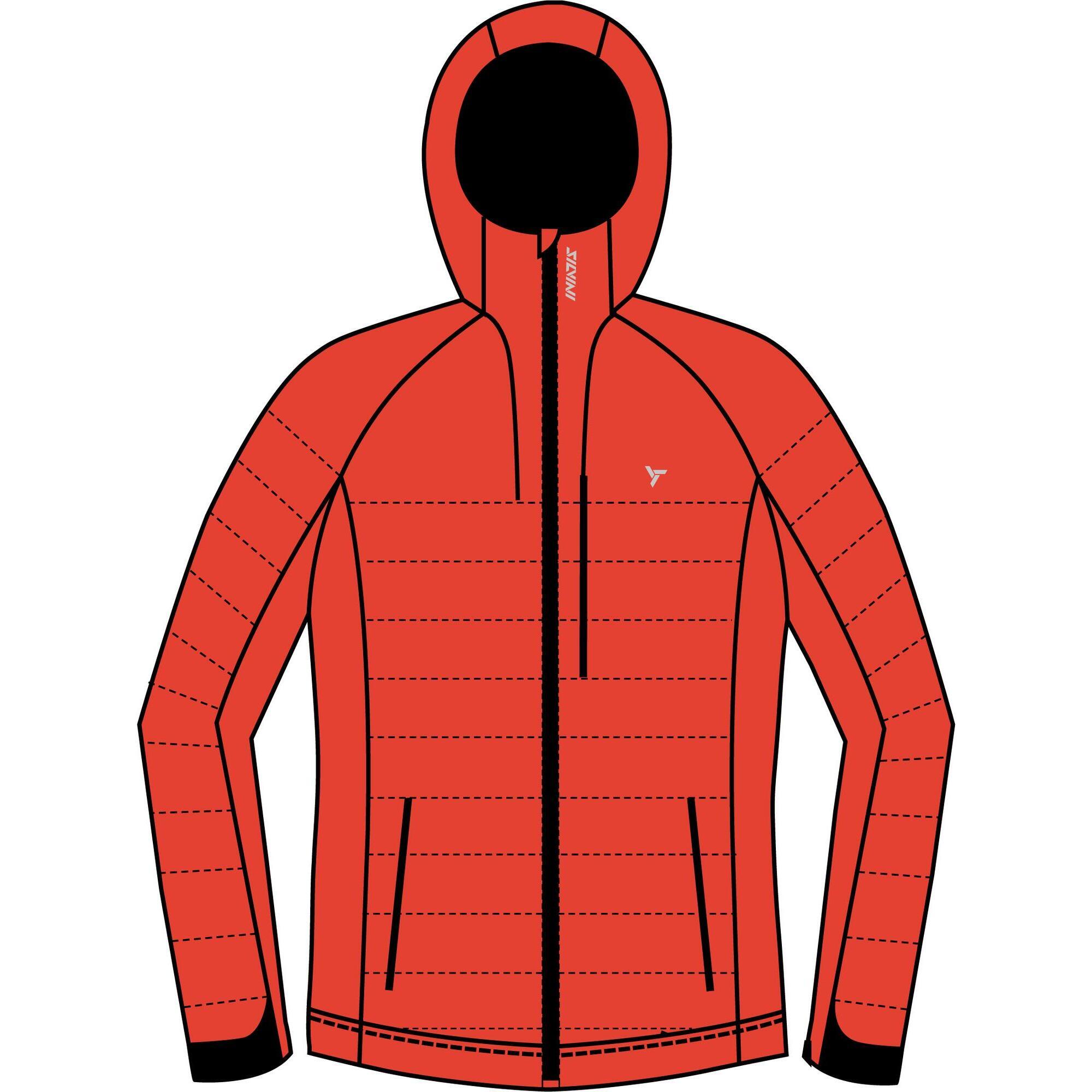 Silvini - Doudoune À Capuche Silvini Rutor - Blouson - Bordeaux|noir|rouge - Decathlon